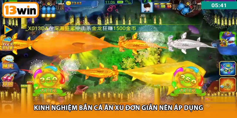 Kinh nghiệm bắn cá ăn xu đơn giản nên áp dụng